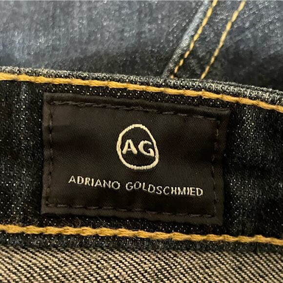 Adriano Goldschmied Distressed Dark Wash The Legging Ankle Jeans - Picture 10 of 10